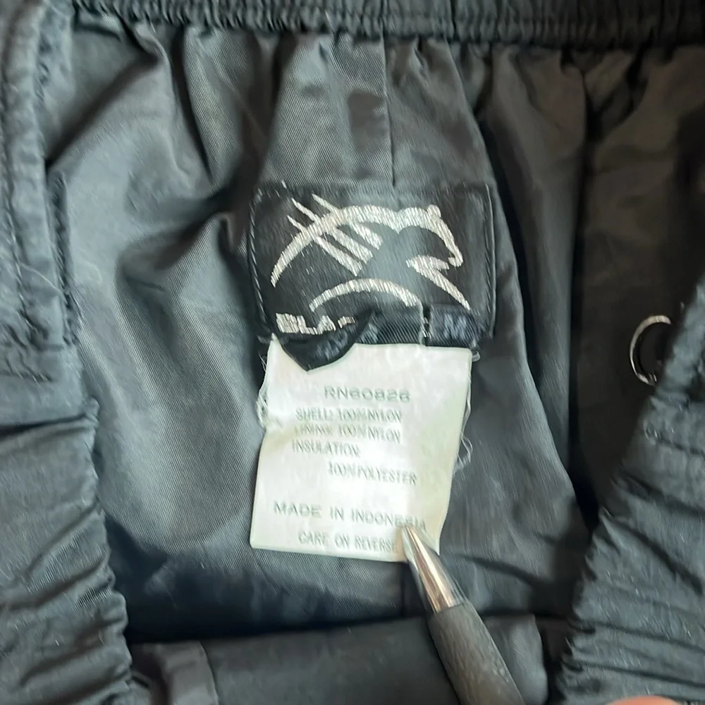 Men's Black Bear ski snowboard Pants - Picture 3 of 8